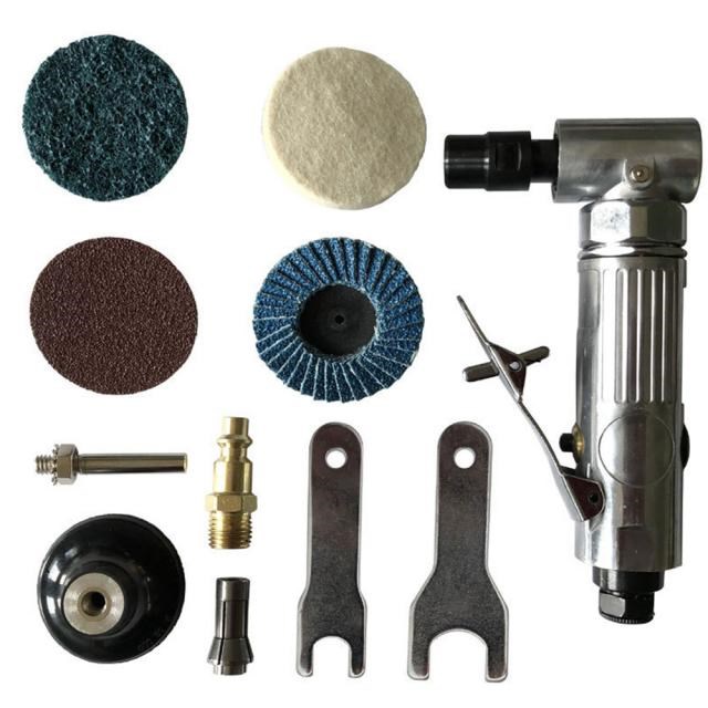 Poratble 1/4 Inch Angle Air Die Grinder 90 Degree Pneumatic