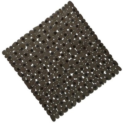 Bath Mat 54x54cm Shower Non-Slip Floor Mat Pebble Design  PV