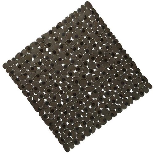 Bath Mat 54x54cm Shower Non-Slip Floor Mat Pebble Design  PV