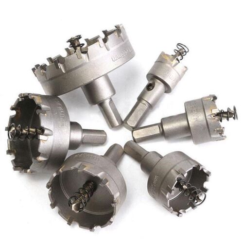 Carbide Tipped TCT Drill Bit Set Stainless Steel Alloy Hole