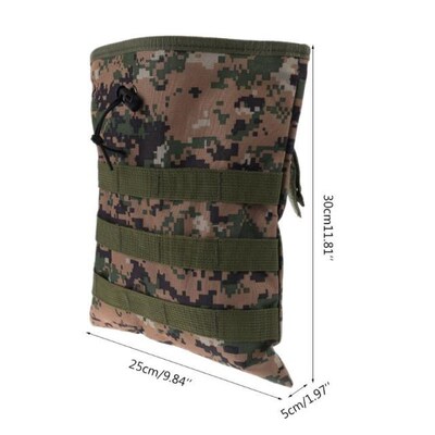 Camo Metal Detecting Finds Recovery Waist Bag Pouch Drawstri