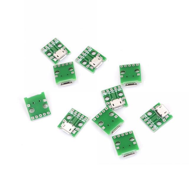 MICRO USB to DIP Adapter 5pin Female Connector B Type PCB Co