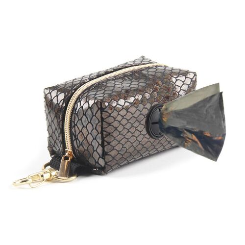 Dog Poop Waste Bags Holder Snake Print Doggie Poop Bags Disp
