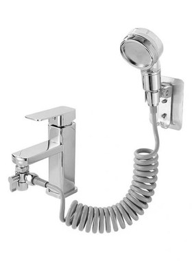 Bathroom Wash Face Basin Water Faucet Tap External Shower He