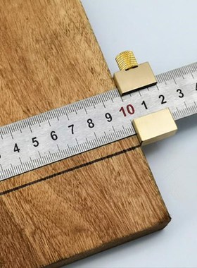 300mm Woodworking Angle Scriber Steel Ruler Positioning Bloc