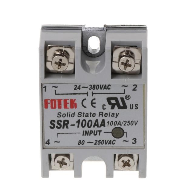 24V-380V SSR-100AA Solid State Relay 100A DC-AC Solid State
