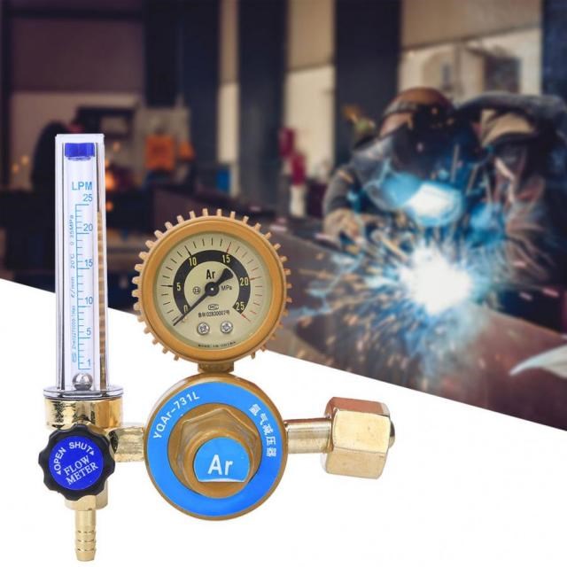 1 pcs Argon CO2 Mig Tig Flow Meter Regulator Pressure Gauge