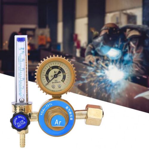 1 pcs Argon CO2 Mig Tig Flow Meter Regulator Pressure Gauge