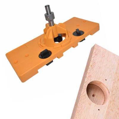 35mm DIY Locator Wood Mounting Hinge Drilling Jig Guide Door