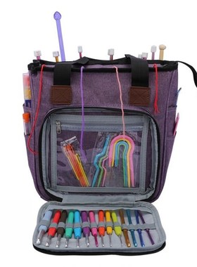 Portable Knitting Bag Wool Yarn Crochet Hooks Storage Bags S