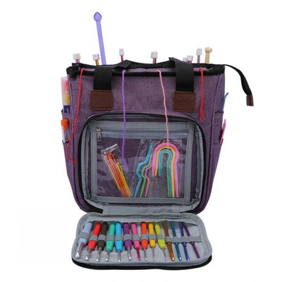Portable Knitting Bag Wool Yarn Crochet Hooks Storage Bags S