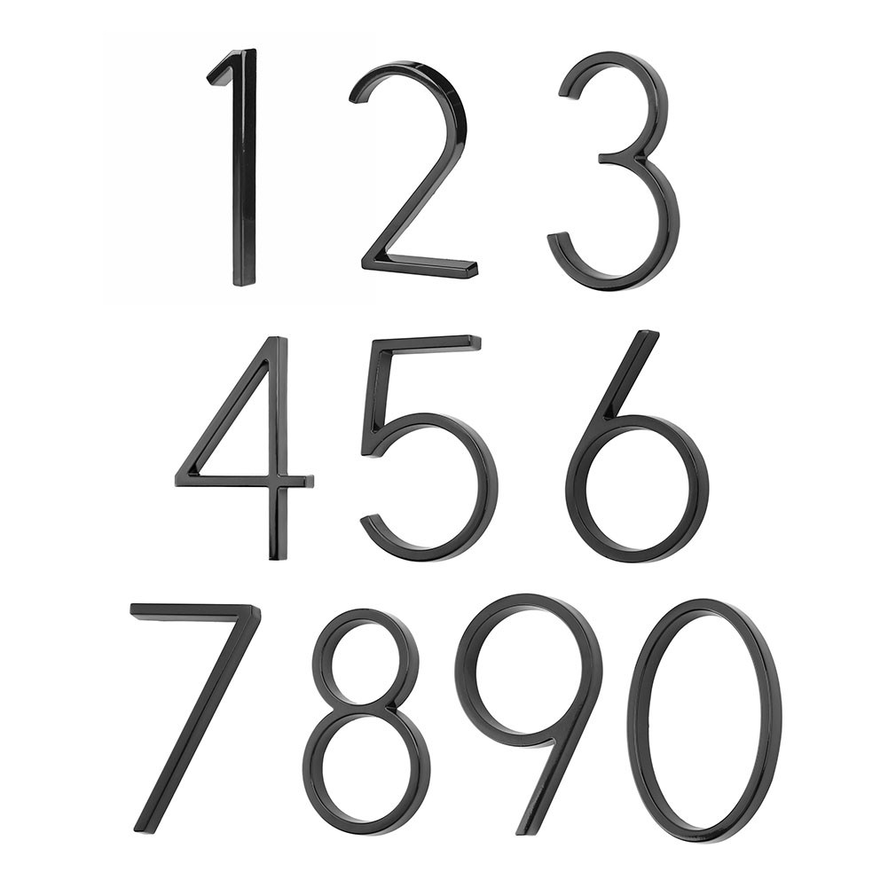 Floating House Number Letters Big Modern Door Alphabet Home