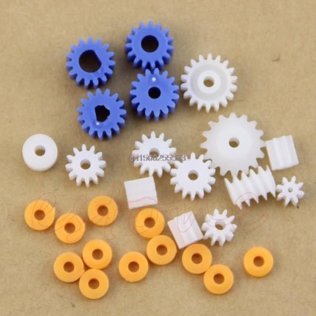 16 Kinds Plastic Shaft Gears Spindle Gears Gear-B 2MM 2.3MM