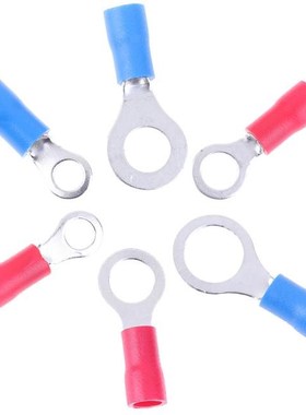 100pcs/lot Copper Crimp Ring Cable Lugs Connector Cable/Wire