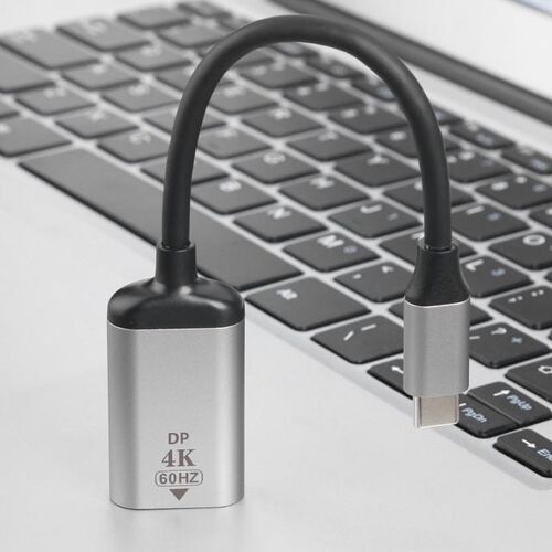 Type C Male to 4K DisplayPort Female Cable USB C to DP Adapt
