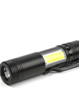 2018 New Outdoor Portable Aluminum Alloy COB Mini LED Flashl