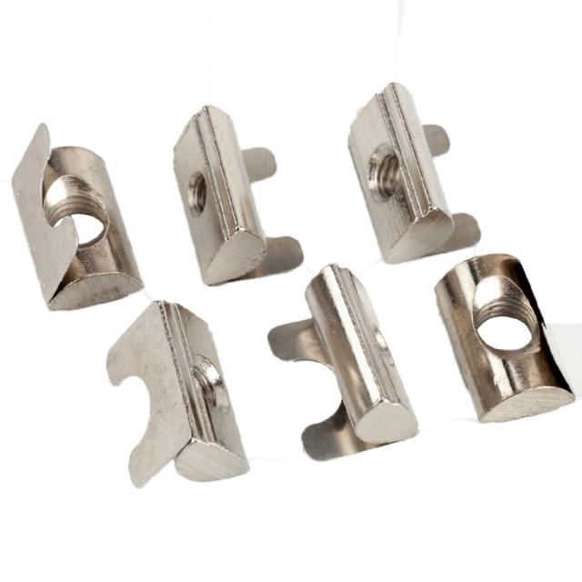 10pcs 3030 Half round nut M4 M5 M6 M8 shrapnel nut block ela