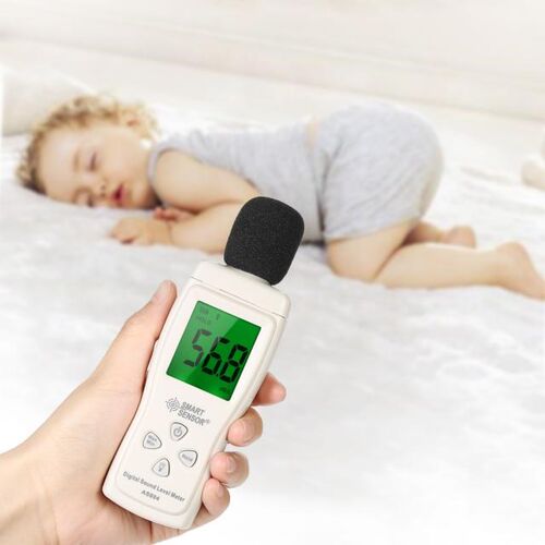 SENSOR Noise Meter Mini Digital Sound Level Meter LCD Displa