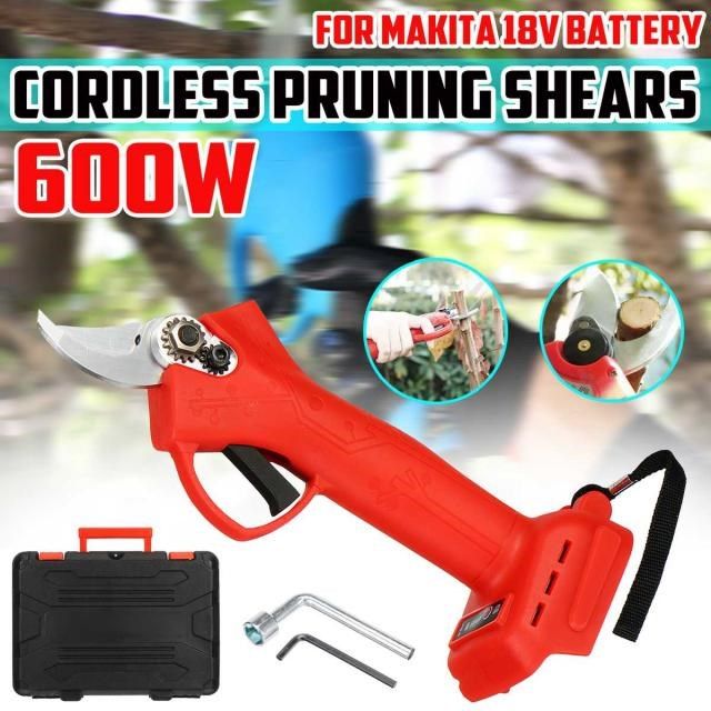 600W Cordless Electric Pruner Secateur Garden Pruning Shears - 实物图