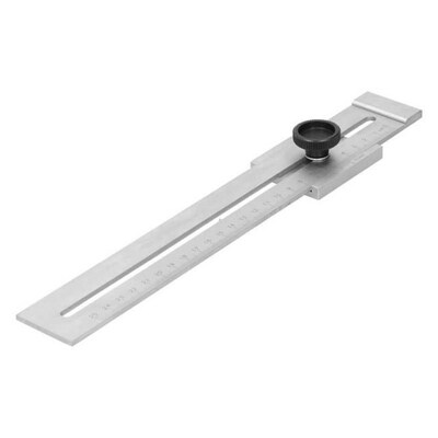 Hole Scribing Ruler 0 250mm Woodworking Scribe Crossed Out T
