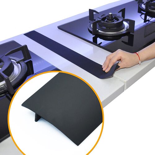 2Pcs Kitchen Silicone Stove Counter Gap Cover Heat Resistant