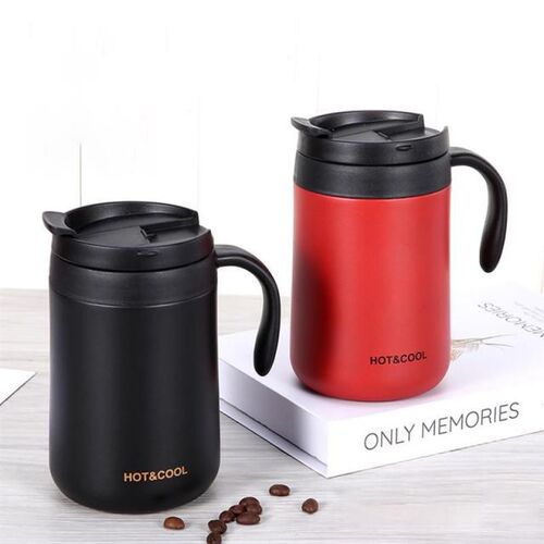 500ml Stainless Steel Coffee Thermos Mug Car Thermos Tumbler