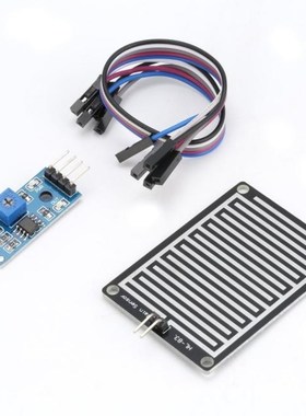 5V LED Rain Sensor Raindrops Water Detection Humidity Moistu