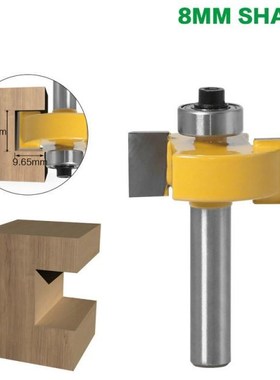 1PC 8MM Shank T-Sloting Router Bit Bit with Bearing Wood Slo
