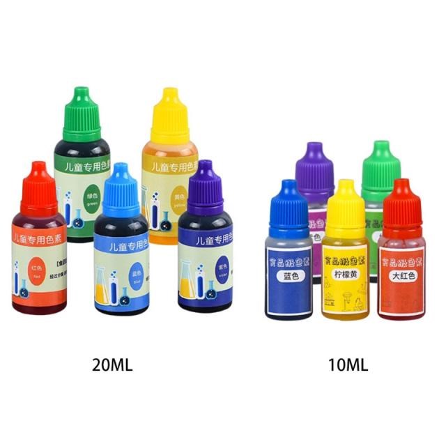5 Colors 10ml/20ml DIY Manual Soap Colorant Tool Kit Handmad