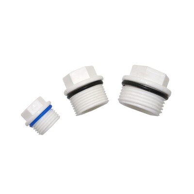 1/2 Inch 3/4 Inch 1 Inch External Thread End Plugs Screw End