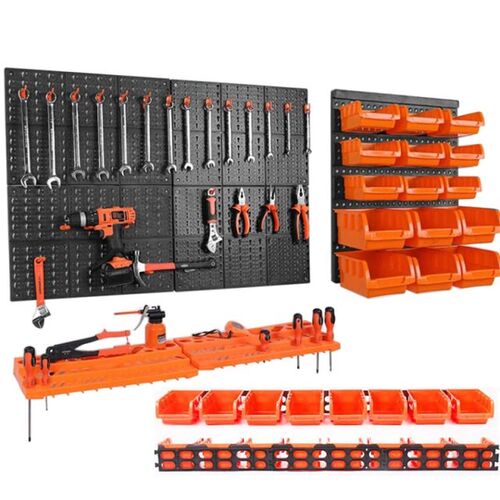 Wall-Mounted Hardware Tool Hanging Board ToolBox Parts Stora