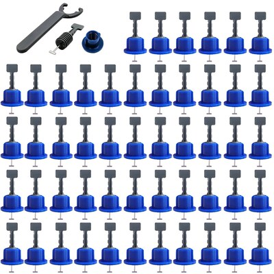 50Pcs/Set Tile Leveling System Level Wedges Tile Spacers wit