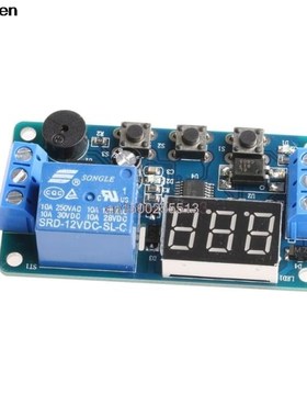 Delay Time Switch Module Cycle Timer Control Relay Multifunc