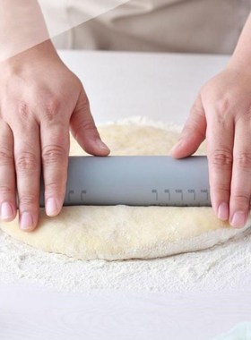 Non-Stick Silicone Rolling Pin Pastry Dough Flour Roller Kit