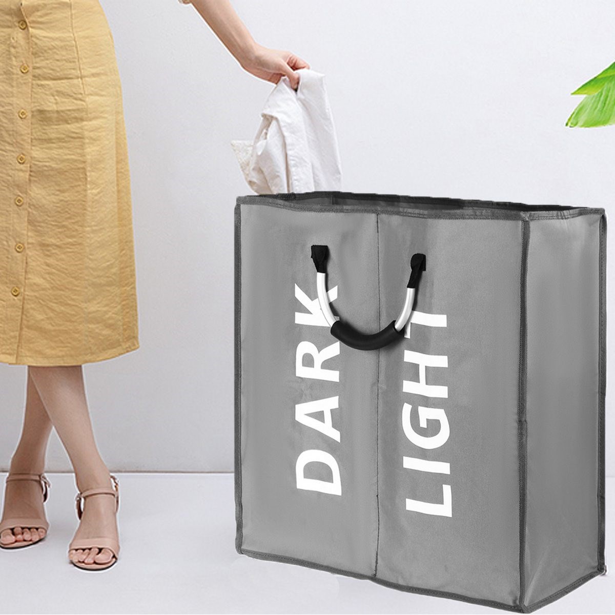 Foldable Dirty Laundry Basket Without Wheels Portable Clothe