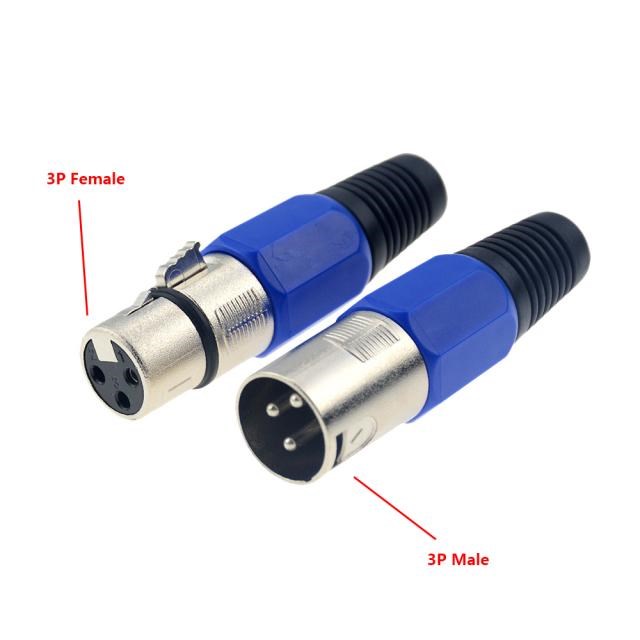 1pc Male Female Canon Caron XLR Audio cable 3P Three-core Ca