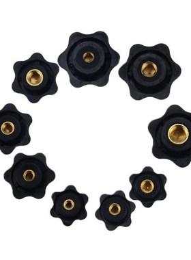 6PCS Six Stars Blind Hole M4 M5 M6 M8 M10 Plum Bakelite Hand