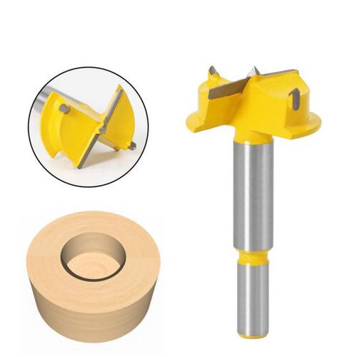 Upgrade 35mm 2 Flutes Carbide Tip Forstner Drill Bit Wood Au