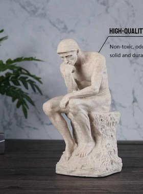 2020 New Resin European Style Abstract Thinker Statue Sculpt