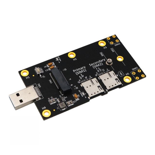 2021 M2 Key B to USB 3.0 Adapter with Dual Nano SIM Card Slo