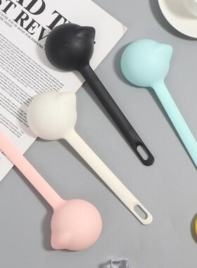 1pc Home Kitchen Filtering Spoon Plastic Oil Filter Spoon So