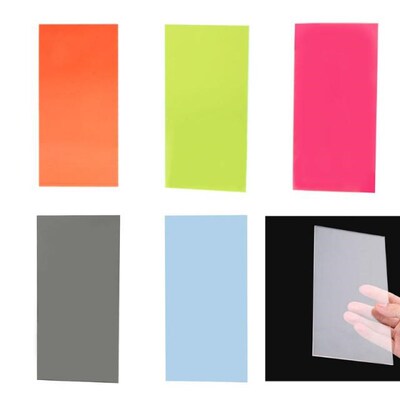 10x20cm Plexiglass Board Colored Acrylic Sheet DIY Toy Acces