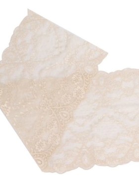 Champagne Lace Trim Elastic Fabric Multifunctional Wide Lace
