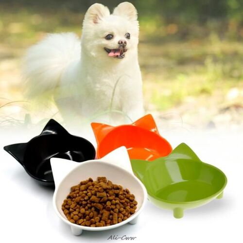 Pet Bowl Feeder Non Slip Dog Cat Puppy Kitten Dishes Utensil
