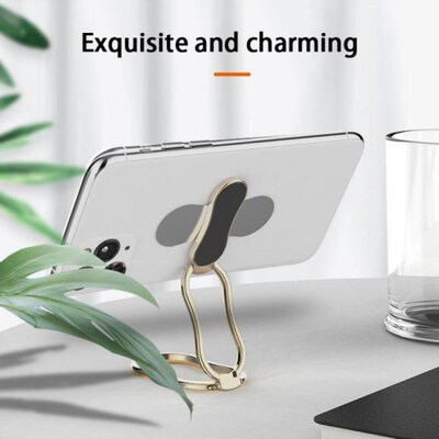 Mobile Phone Holder Double-ring Buckle Folding Ultrathin Mag