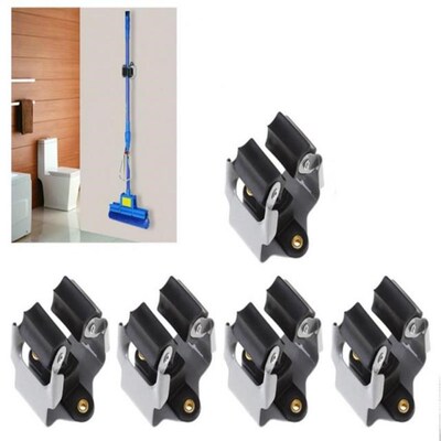 5Pcs Broom Hanger Mop And Broom Holder Broom Organizer Grip