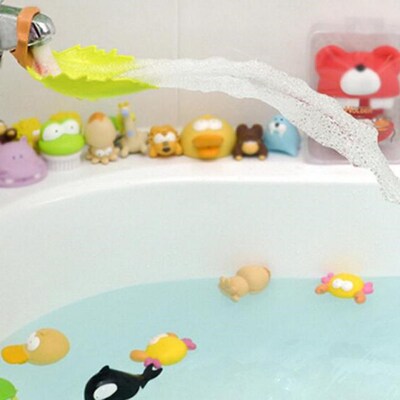 Shape Baby Faucet Extender Leaf Design Baby Kids Hand Washin