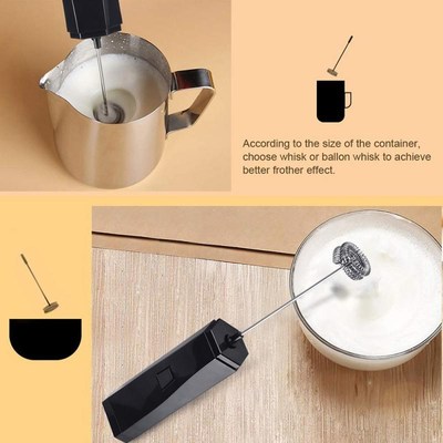 Electric Egg Beater Milk Drink Coffee Whisk Mixer Frother Fo
