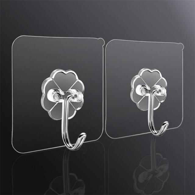 20PCS Clear Nano-Glue Strong Transparent Suction Cup Hook Ki