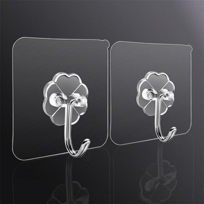 20PCS Clear Nano-Glue Strong Transparent Suction Cup Hook Ki